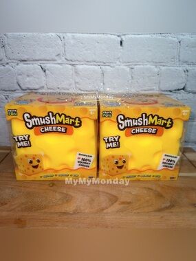Smushmart Jumbo Cheese Squishy Toy Bundle